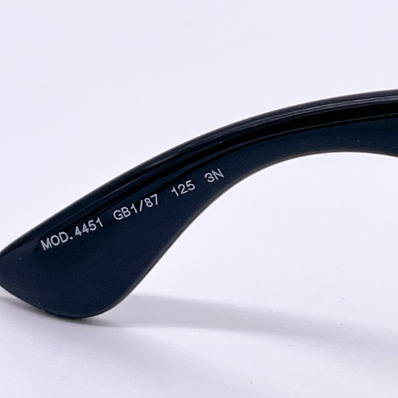 NEW VE4451 GB1/87 BLACK VERSACE SHIELD SUNGLASSES VERSACE MOD 4451 GB1/87 - Picture 11 of 12